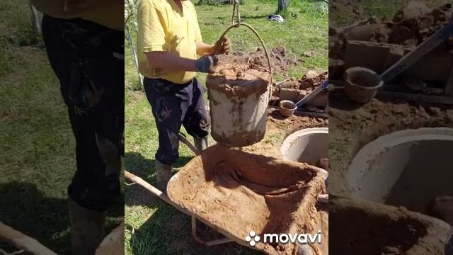 Витебск д Дымоново колодец из 4 колец,грунт суглинок,песок глина,водонос в мелким и крупном песке. смотреть онлайн