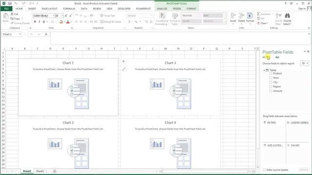 Dashboard Create IN Excel Using Power pivot смотреть онлайн
