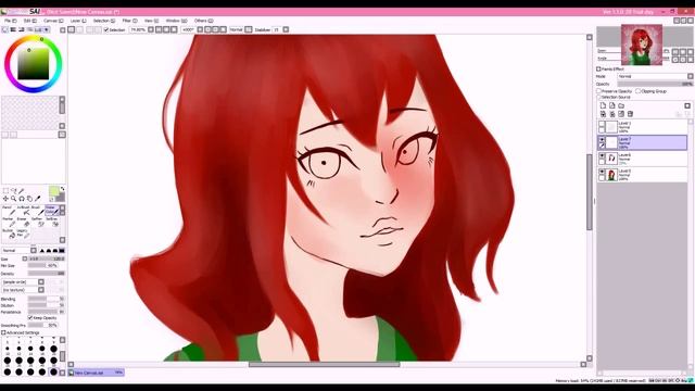 Рисуем девушку в 3Д стиле/Draw a girl in a 3D style смотреть онлайн