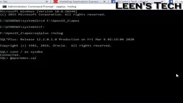 Oracle Apex 19.2: Installing Apex and Configuring Web Listener-EPG at Database 12c R2 on Windows 10 смотреть онлайн