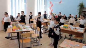 Открытый урок русскому языку на тему: "Глагол как часть речи"