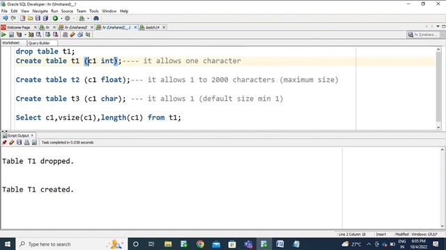 Data Types in Oracle | Sql data types | data types in sql | oracle data types смотреть онлайн