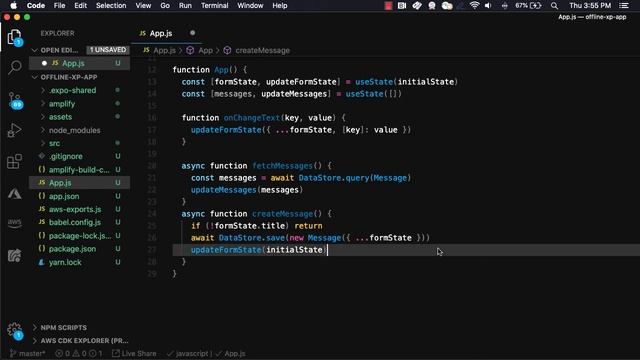Building Offline-first Cross-platform Apps with Expo and Amplify DataStore смотреть онлайн