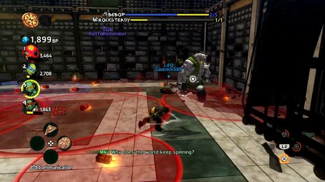 TMNT Mutants In Manhattan Samurai Skin Gameplay Bebop And Rocksteady Boss Fight 4 Players Online