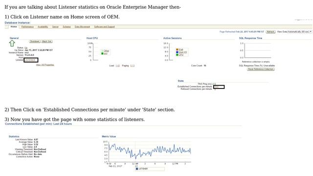 Databases: Oracle Enterprise Manager 11g: How to see statistics of Interfaces usage? смотреть онлайн
