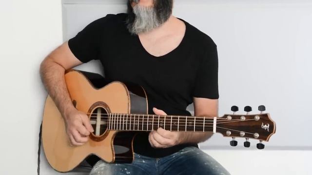 Guns N' Roses - Не плачь - Кавер на акустическую гитару смотреть онлайн