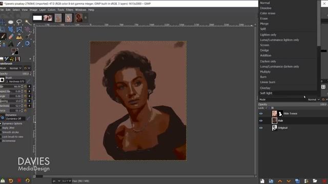 How to Colorize Black and White Photos with GIMP смотреть онлайн