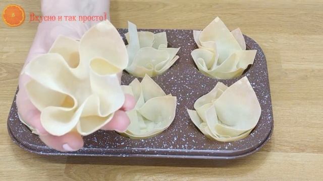 Закуска в оригинальных тарталетках ? для вечеринок и фуршетов! #вкусноитакпросто смотреть онлайн