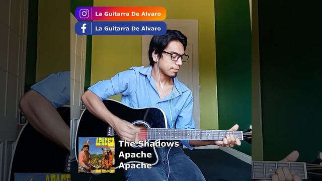 The Shadows - Apache (Rhythmic Guitar Cover) (Short) смотреть онлайн