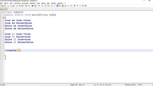lec 7 java in hindi (logical operator in java in hindi) смотреть онлайн