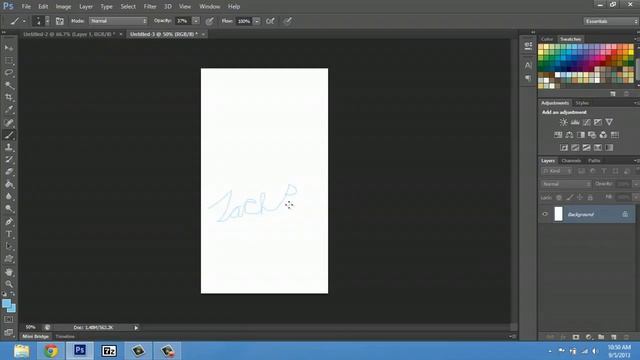 How to Make a Signature in Photoshop CS6 : Adobe Photoshop Tips смотреть онлайн