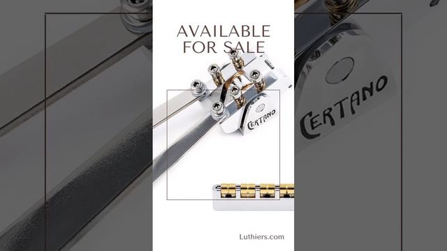 Certano Bridge with the bender for Lap Steel or Guitar and the Roller Nut смотреть онлайн