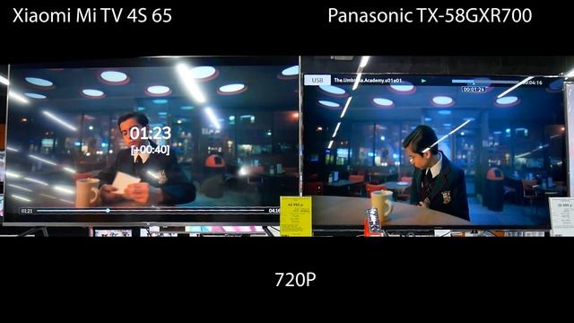 Test !!Original Player!! vlc&mx player Xiaomi Mi TV 4S 65 vs Panasonic TX 58GXR700 смотреть онлайн