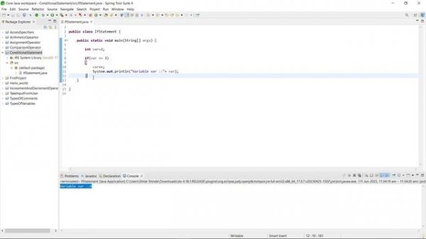 if-else statement | if and if else |Conditional statement in java | core java tutorial for beginner
