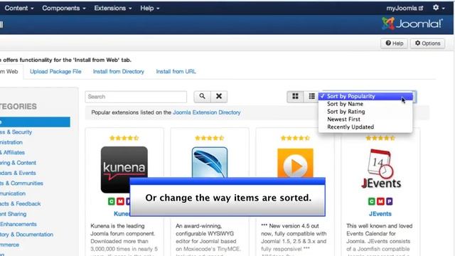 Joomla 3.2 Joomla Extension Finder смотреть онлайн