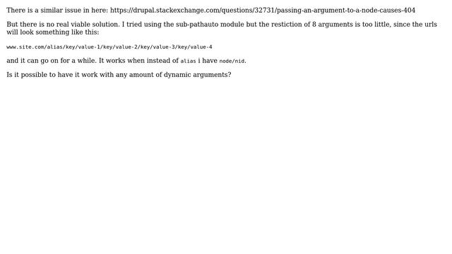 Drupal: Passing arguments to a node with an alias url смотреть онлайн