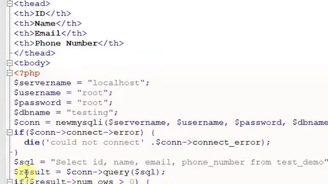Retrieve or fetch or get data from database using php in Tamil... смотреть онлайн
