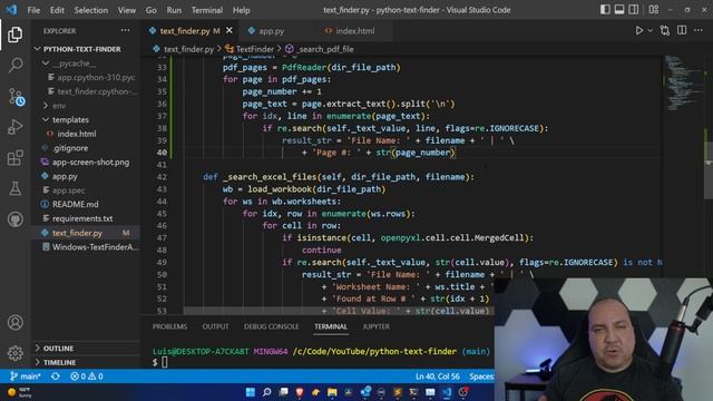 Python Text Finder App - Part 4 - Adding PDF Logic смотреть онлайн