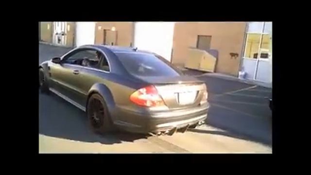 Mercedes Benz clk 63 amg burnout