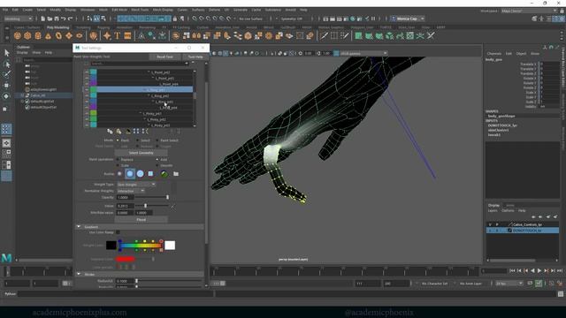 Rigging for Beginners: Painting Weights in Maya смотреть онлайн
