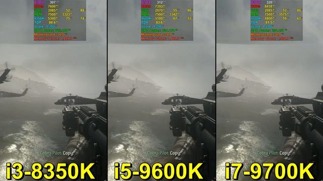 8350K (5.3GHz) vs 9600K (5.1GHz) vs 9700K (4.8GHz) 5 GAMES смотреть онлайн