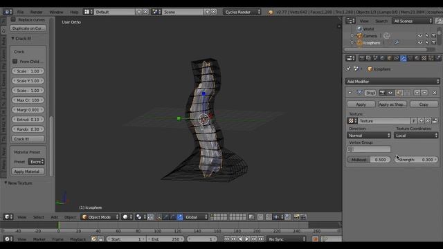 Blender "Crack It" Addon: Making Old Tree With Rough Bark смотреть онлайн