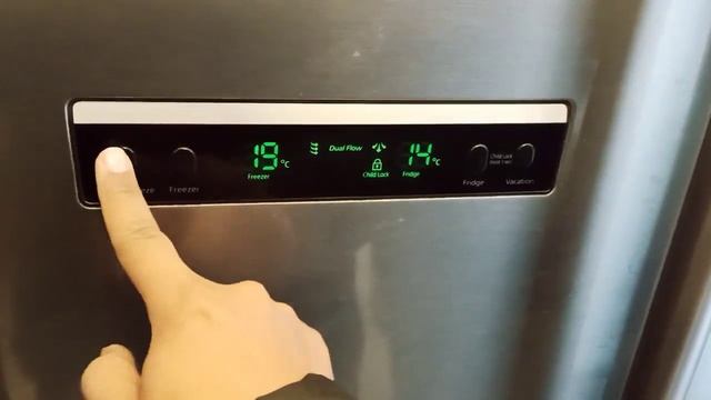 Samsung Digital Inverter Refrigerator Reset And Temperature Adjustment