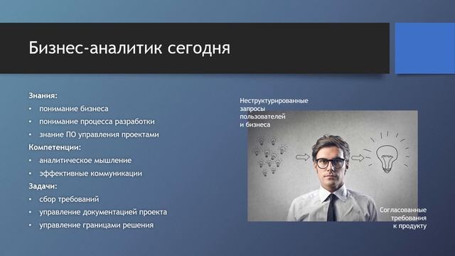 "Компетенции бизнес аналитика сегодня и завтра" Виктория Пилипцевич смотреть онлайн