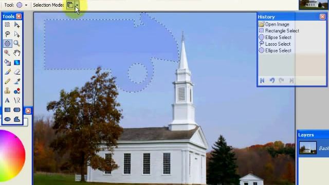 PAINT.NET TUTORIAL on Selection Tools One in Paint.net смотреть онлайн