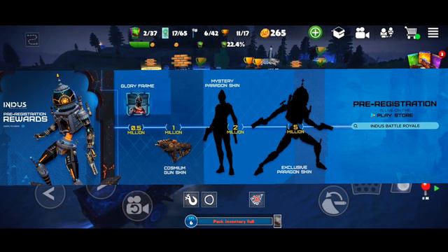 INDUS BATTLE ROYALE PRE RAGISTRATION REWARDS💎 смотреть онлайн