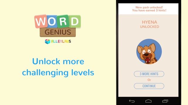 Word Genius - Mobile App Challenging Word Puzzler by Alley Labs смотреть онлайн