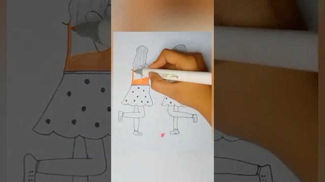 Best friend sketch l How to draw best friend sketch for step by step... смотреть онлайн