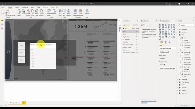 ทำรายงานของคุณให้ดูดีแบบมืออาชีพด้วย Slicer pop out window with bookmark button in power bi смотреть онлайн