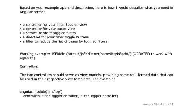 HTML : AngularJS toggle button filters смотреть онлайн