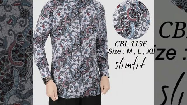 Kemeja Batik Pria Slimfit - 03 Best Seller смотреть онлайн