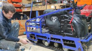 Что стало с мотобуксировщиком бурлак за пять лет. Переборка ходовой части.