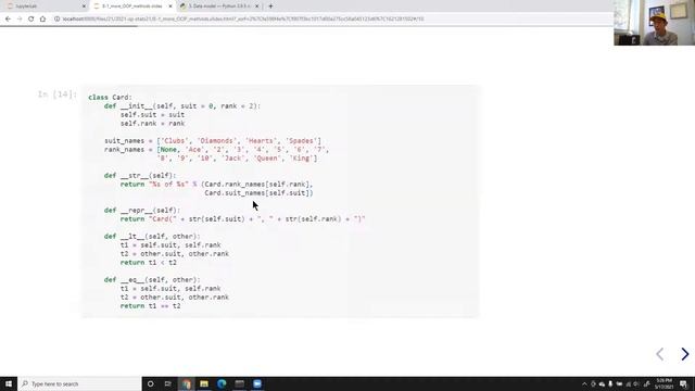 Stats 21 lesson 8-1 More OOP methods in Python смотреть онлайн