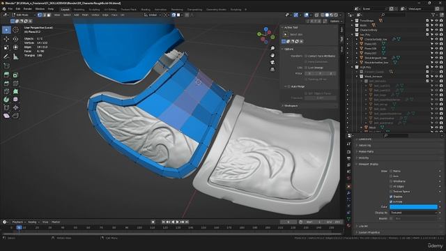 94. Boot Armors Retopology