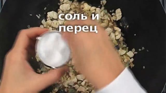 Суп с курицей, грибами и пастой. смотреть онлайн