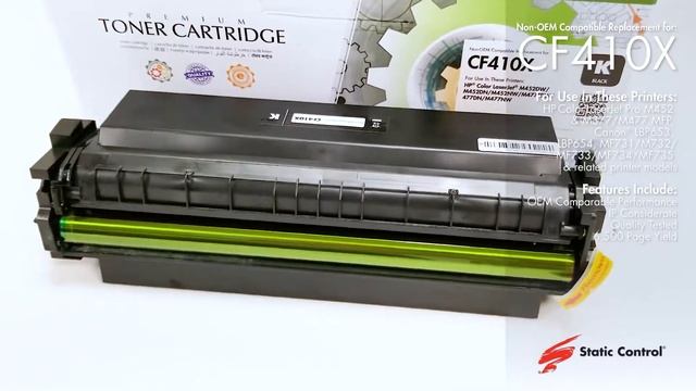 Static Control's Compatible Replacement CF 410X Cartridge смотреть онлайн