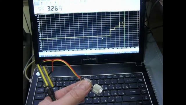 stm32. usb-вольтметр + самописец смотреть онлайн