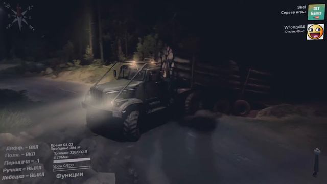 Spintires Play #8 ⇒ Карта Широкая река, финал смотреть онлайн