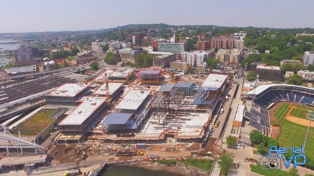 Drone Hyperlapse Time Lapse Construction Progression смотреть онлайн