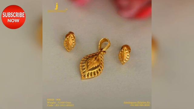 Exclusive And Outstanding Lightweight 22kt Gold Pendant Set With Earrings смотреть онлайн