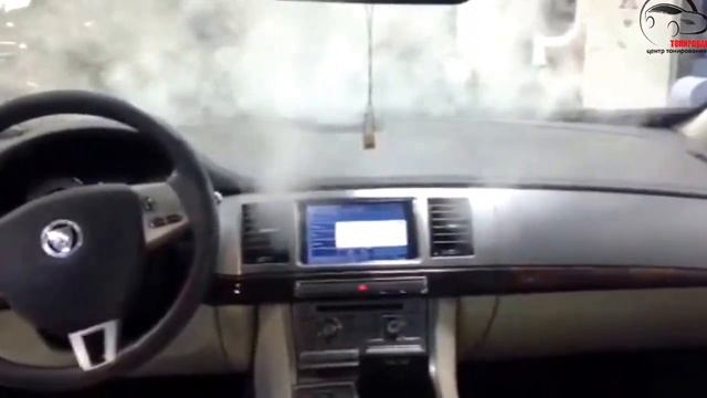 Химчистка Jaguar XF - антибактериальная обработка воздуховодов паром смотреть онлайн