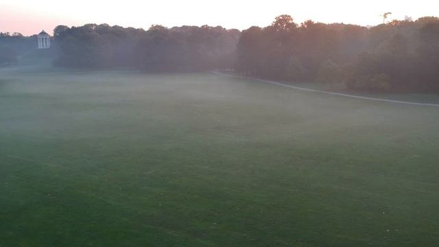 Munich Bavaria | English garden by drone смотреть онлайн