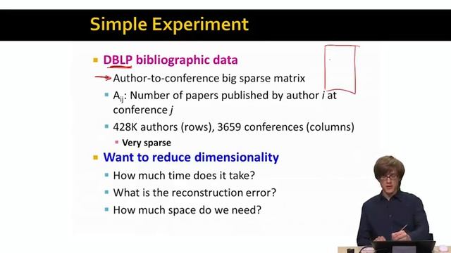 Lecture 53 — Discussion of the CUR Method _ Stanford University смотреть онлайн