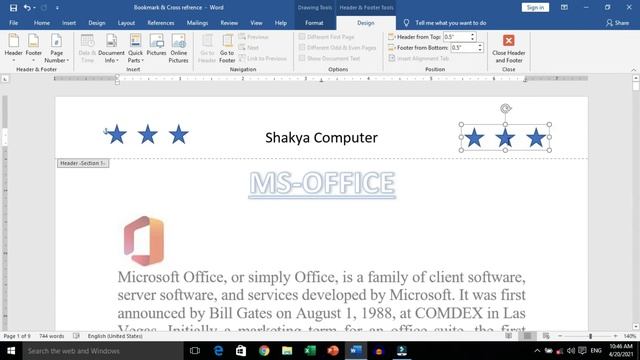 Header, Footer & Page Number in MS Word|| How to set Header, Footer and Page Number in MS Word|| смотреть онлайн