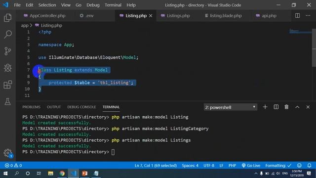 Laravel Basic Training 2019 12 15 смотреть онлайн
