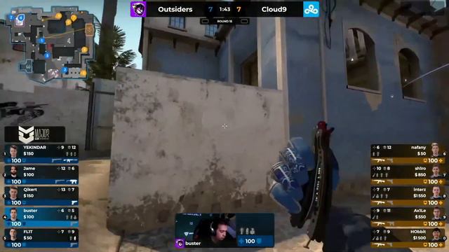 Мажор 2022 | Cloud9 Vs Outsiders | CS:GO | Этап легенды